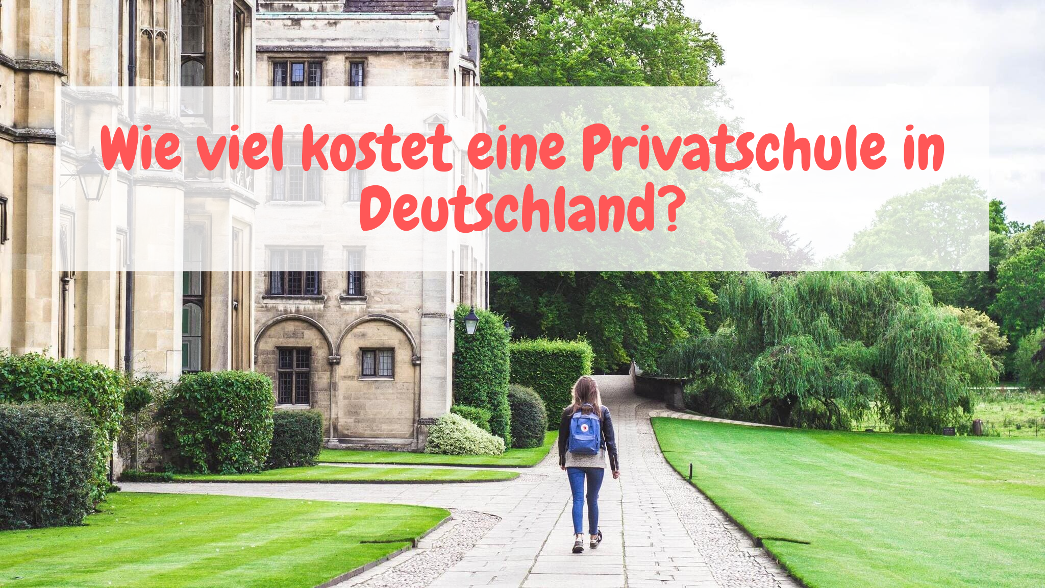 Wie viel kostet eine Privatschule in Deutschland?