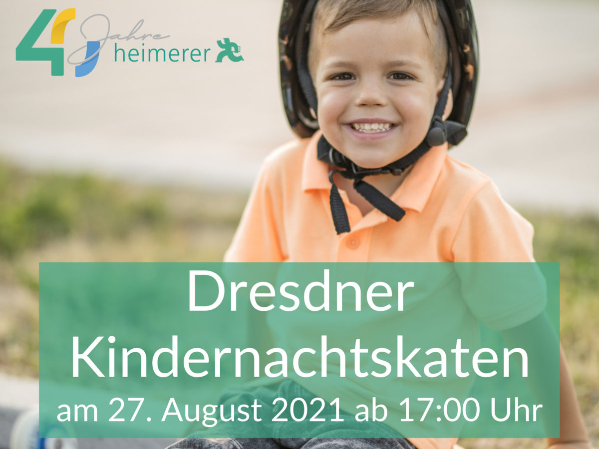 Dresdner Skaterfreunde aufgepasst: Kindernachtskaten am 27.08.2021
